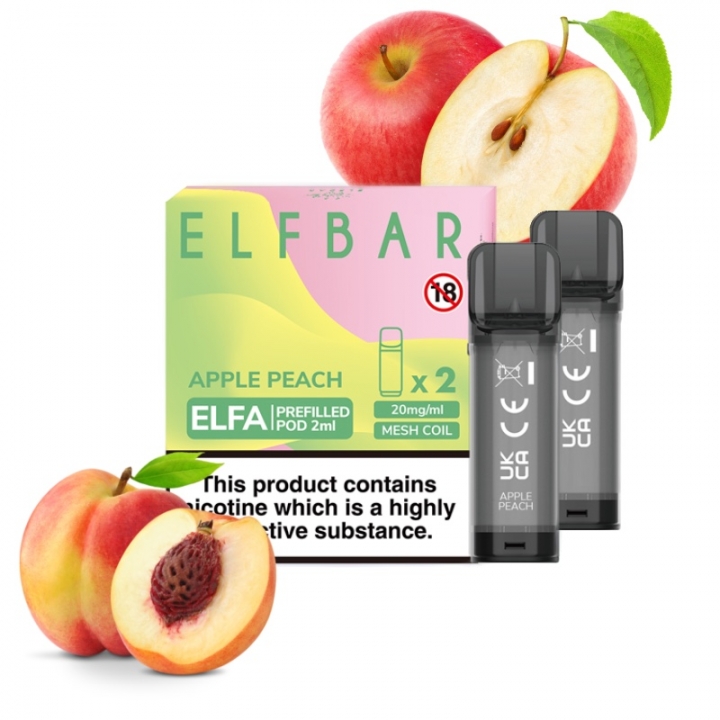 ELFBAR Elfa Prefilled Pods - Apple Peach - 20mg - 2PK